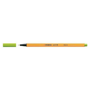 Liner  "Point 88", apple zelená, 0,4mm, STABILO
