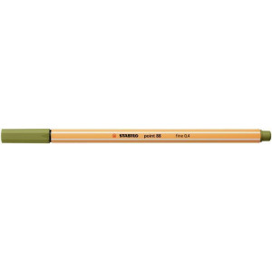 Liner "Point 88", bahení zelená, 0,4mm, STABILO 88/37