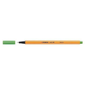 Liner  "Point 88", světle zelená, 0,4mm, STABILO