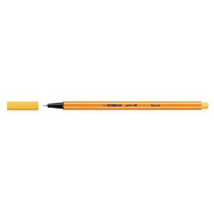 Liner  "Point 88", žlutá, 0,4mm, STABILO