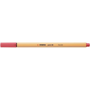 Liner "Point 88", rezavě červená, 0,4mm, STABILO 88/47