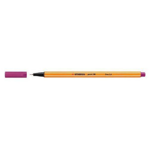 Liner  "Point 88", tmavě purpurová, 0,4mm, STABILO