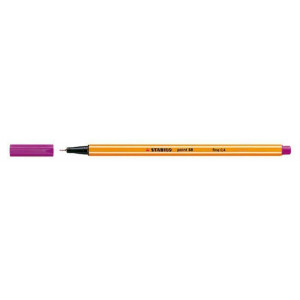 Liner  "Point 88", purpurová, 0,4mm, STABILO