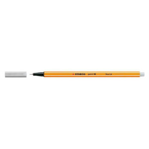 Liner  "Point 88", světle šedá, 0,4mm, STABILO