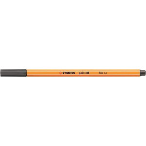 Liner "Point 88", tmavě studená šedivá, 0,4 mm, STABILO