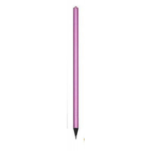 Tužka zdobená růžovým krystalem SWAROVSKI®, metalická růžová, 14 cm, ART CRYSTELLA® 1805XCM510