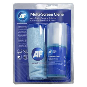Čistící sprej na obrazovku "Multi Screen-Clene", s mikrohadříkem a rozprašovačem, 200 ml, AF