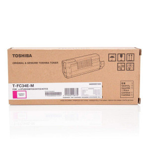 Toshiba originální toner T-FC34EM, 6A000001533, 6A000001811, magenta, 11500str.