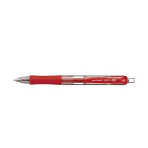 Gelové pero "UM-152", červená, 0,3mm, stiskací mechanismus, UNI