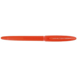 Gelové pero "UM-170", červená, 0,7mm, s uzávěrem, jednorázové, UNI