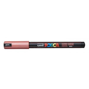 Akrylový popisovač "Posca PC-1MR", kovově červená, 0,7 mm, UNI 2UPC1MRMP