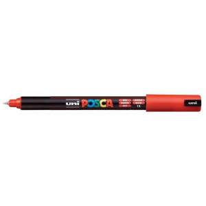 Akrylový popisovač "Posca PC-1MR", červená, 0,7 mm, UNI 2UPC1MRP