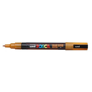 Akrylový popisovač "Posca PC-3ML", lesklá oranžová, 0,9-1,3 mm, UNI 2UPC3MLN