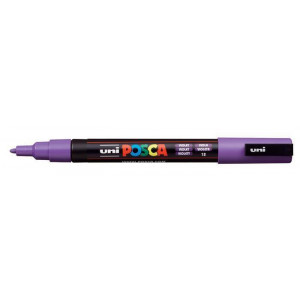 Akrylový popisovač "Posca PC-3M", purpurová, 0,9-1,3 mm, UNI