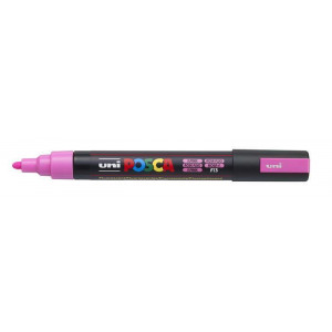 Akrylový popisovač "Posca PC-5M", fluorescenční růžová, 1,8-2,5 mm, UNI 2UPC5MFR