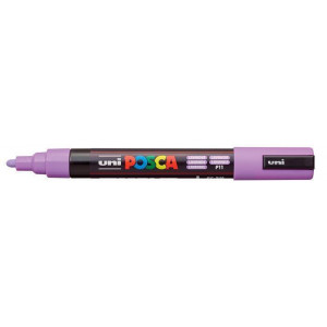 Akrylový popisovač "Posca PC-5M", levandulová, 1,8-2,5 mm, UNI 2UPC5MLEVENDULA