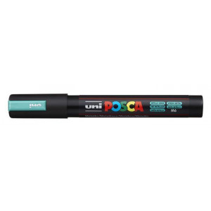 Akrylový popisovač "Posca PC-5M", kovově zelená, 1,8-2,5 mm, UNI 2UPC5MMZ