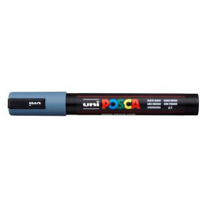 Akrylový popisovač "Posca PC-5M", šedá, 1,8-2,5 mm, UNI 2UPC5MPALASZURKE