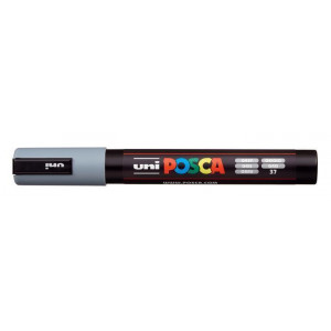 Akrylový popisovač "Posca PC-5M", šedá, 1,8-2,5 mm, UNI