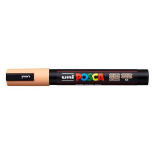 Akrylový popisovač "Posca PC-5M", světle oranžová, 1,8-2,5 mm, UNI 2UPC5MVN