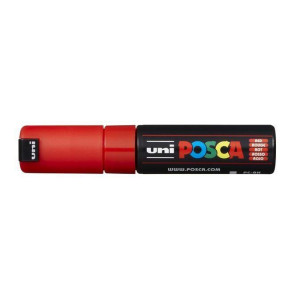 Akrylový popisovač "Posca PC-8K", červená, 8 mm, UNI