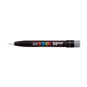 Akrylový štětcový popisovač "Posca PCF-350", bílá, UNI 300327000