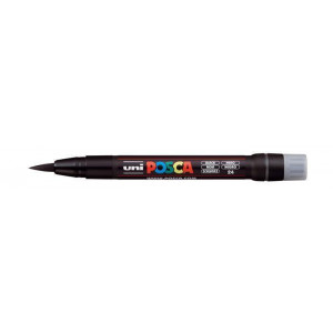 Akrylový štětcový popisovač "Posca PCF-350", černá, UNI 300384000