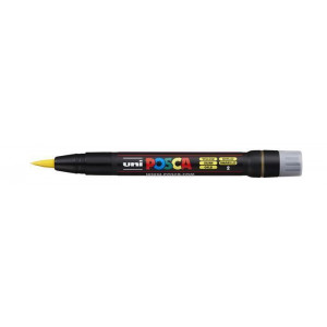Akrylový štětcový popisovač "Posca PCF-350", žlutá, UNI 300335000