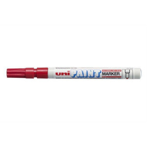 Lakový popisovač "PX-21", červená, 0,8-1,2mm, UNI
