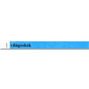 Identifikační náramky, 3/4", světle modrá, tyvek