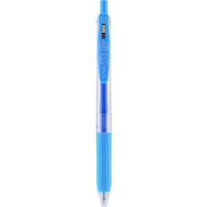 Gelové pero "Sarasa Clip", světle modrá, 0,33 mm, stiskací mechanismus, ZEBRA 14318