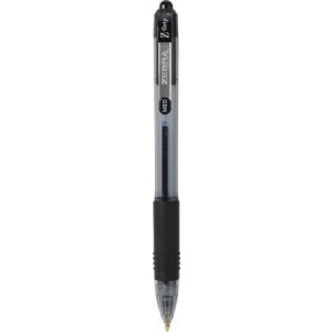 Kuličkové pero "Z-Grip", černá, 0,27 mm, stiskací, ZEBRA 22210