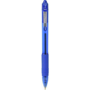 Kuličkové pero "Z-Grip", modrá, 0,27 mm, stiskací, ZEBRA 22220