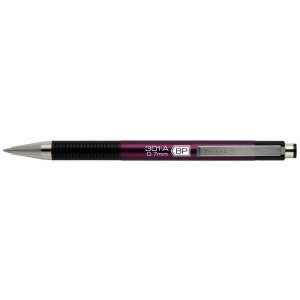 26349 Kuličkové pero "F301", modrá, 0,24 mm, stiskací mechanismus, tmavě vínové tělo, ZEBRA