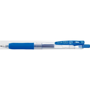 Gelové pero "Sarasa Clip", kobaltově modrá, 0,33 mm, stiskací mechanismus, ZEBRA 35132