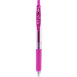Gelové pero "Sarasa Clip", magenta, 0,33 mm, stiskací mechanismus, ZEBRA 45137