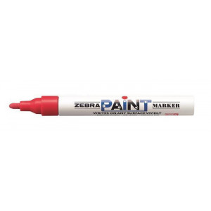 51013 Lakový popisovač "Paint marker", červená, 3 mm, ZEBRA