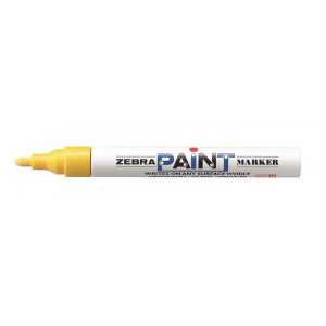 51015 Lakový popisovač "Paint marker", žlutá, 3 mm, ZEBRA
