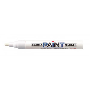 51025 Lakový popisovač "Paint marker", bílá, 3 mm, ZEBRA