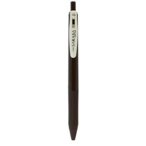 Gelové pero "Sarasa Clip Vintage", tmavě hnědá, 0,33 mm, stiskací mechanismus, ZEBRA 69316