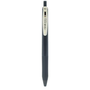 Gelové pero "Sarasa Clip Vintage", tmavě šedá, 0,33 mm, stiskací mechanismus, ZEBRA 69317