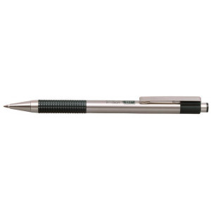 EF301GN Kuličkové pero "F 301", modrá, 0,24 mm, zelené tělo z nerezové oceli, ZEBRA