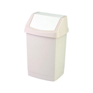 Odpadkový koš "Click-it", savanna, s výklopným víkem, 15 l, CURVER 176515