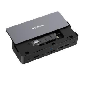 Dokovací stanice "USB-C Pro CDS-15SSD“, 15 portů, USB-C host, s 256GB SSD diskem, VERBATIM 32174