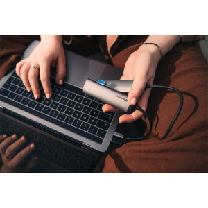 Rozbočovač USB-C, 4portový, 4x USB 3.2 Gen1 Type-A, VERBATIM 49147