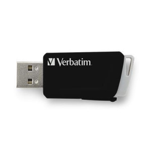USB flash disk "Store n Click", černá, 32GB, USB 3.2, 80/25MB/sec, VERBATIM 49307