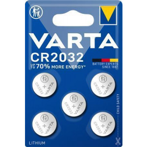 Knoflíková baterie "CR2032", 5 ks, VARTA 6032101415