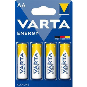 Baterie, AA (tužková), 4 ks, VARTA "Energy"