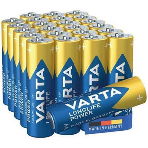 Baterie "Longlife Power", AA, 24 ks, bez plastu, VARTA 4906121134