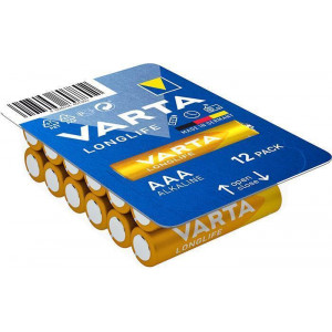 Baterie "Longlife", AAA, 12 ks, VARTA